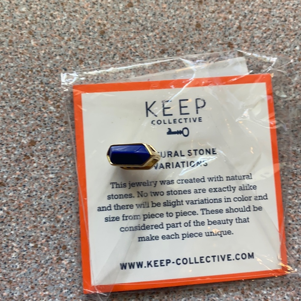 Keep Collective mini geo bar in Lapis